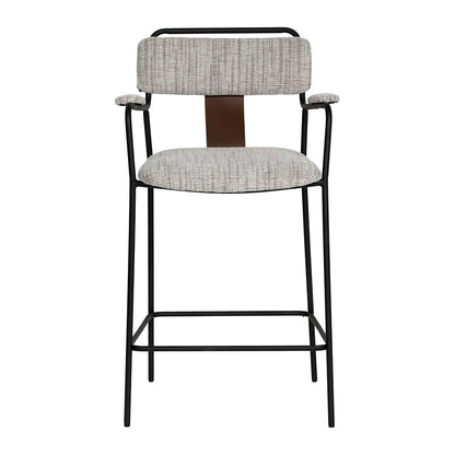 COUVA COUNTER STOOL GRAY TWEED