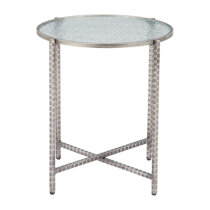 VETRO SIDE TABLE SILVER