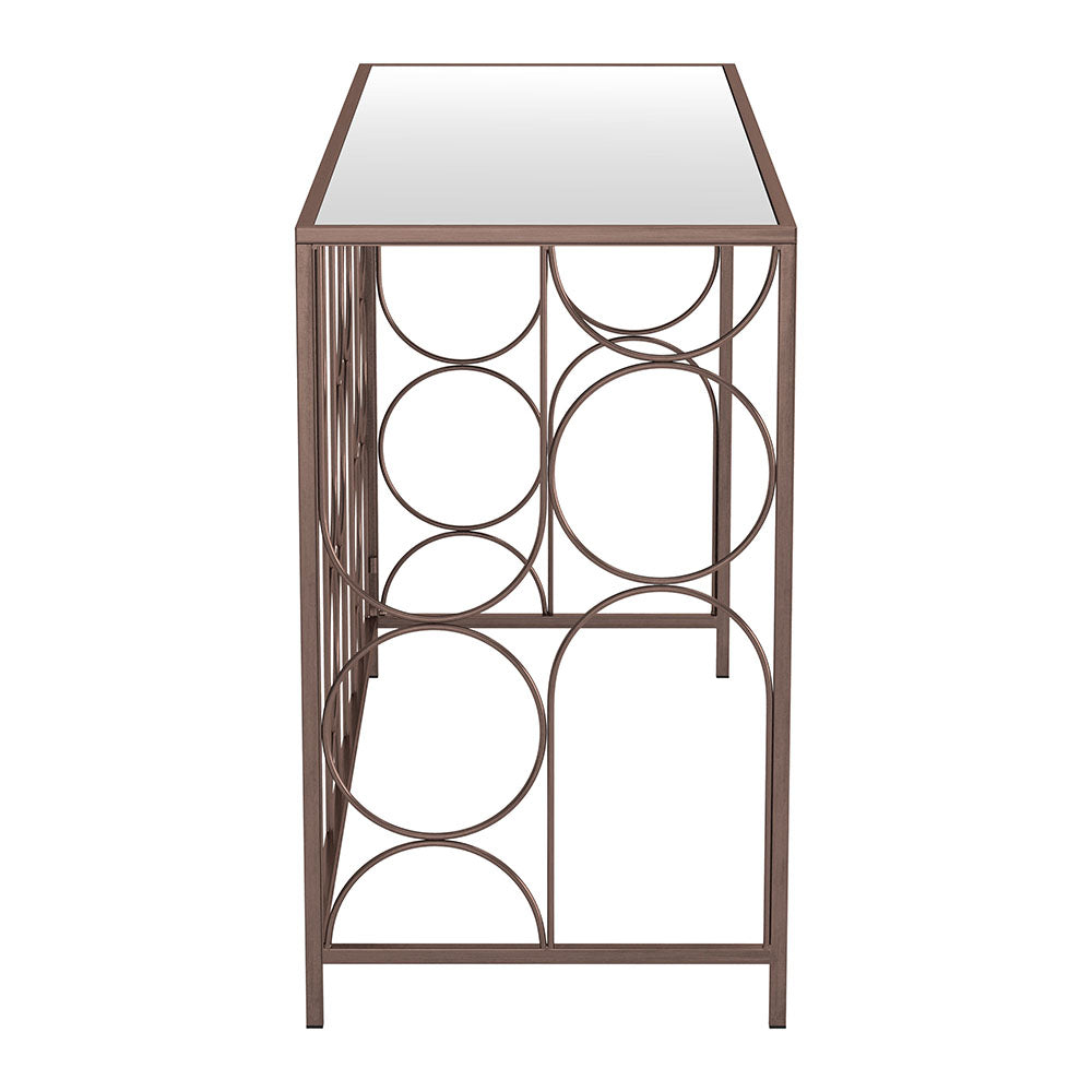 CONVALE CONSOLE TABLE BRONZE