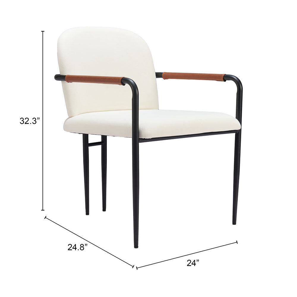 SIBU DINING CHAIR CREAM