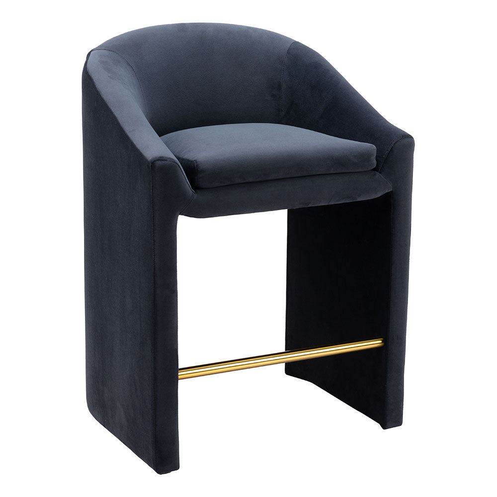 EMAS COUNTER STOOL MIDNIGHT GRAY