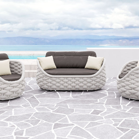 CORAL REEF LOVESEAT GRAY
