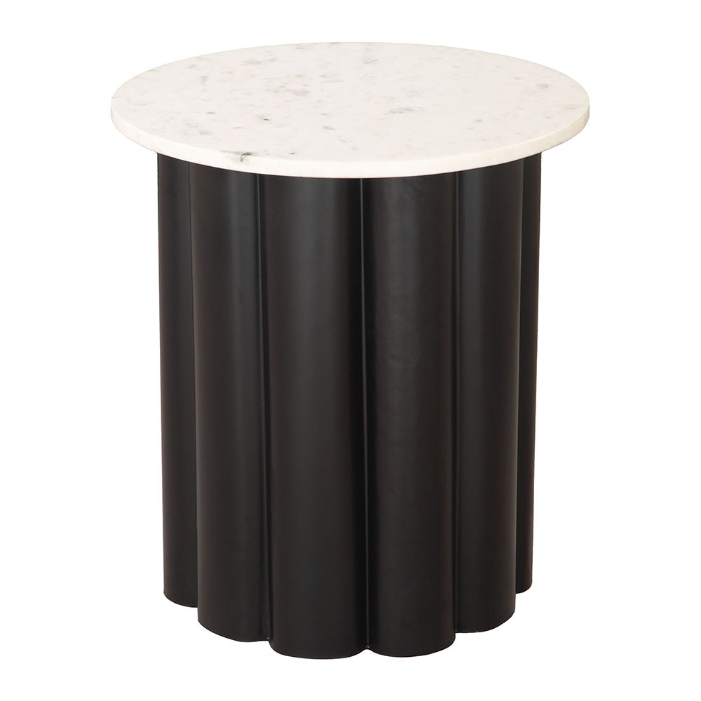 SLIKA SIDE TABLE WHITE & BLACK