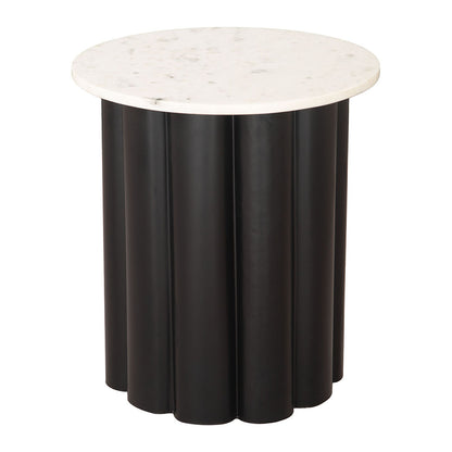 SLIKA SIDE TABLE WHITE & BLACK