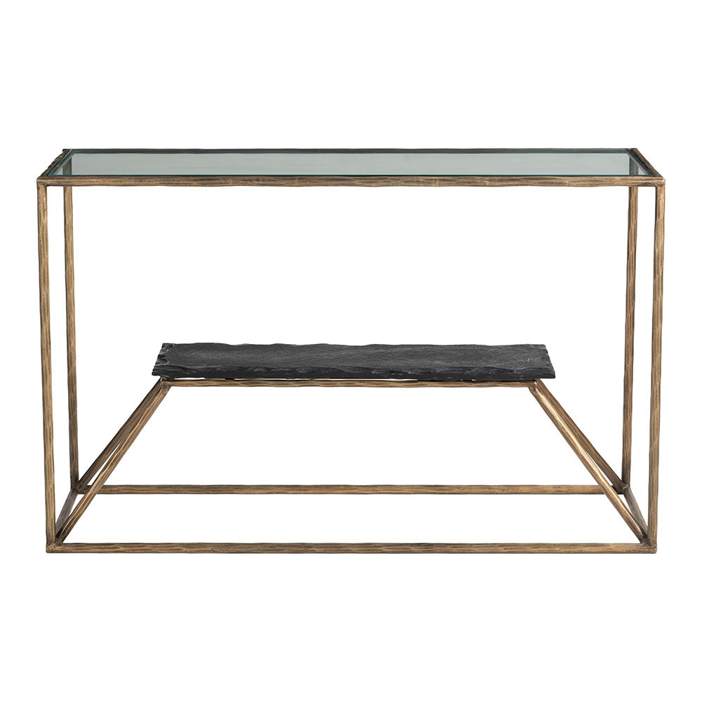 RANOL CONSOLE TABLE BRASS