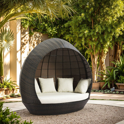 MARISOL BEACH DAYBED BROWN & BEIGE