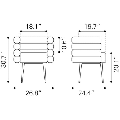 GRENA DINING CHAIR MISTY GRAY