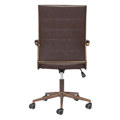 AUCTION OFFICE CHAIR ESPRESSO