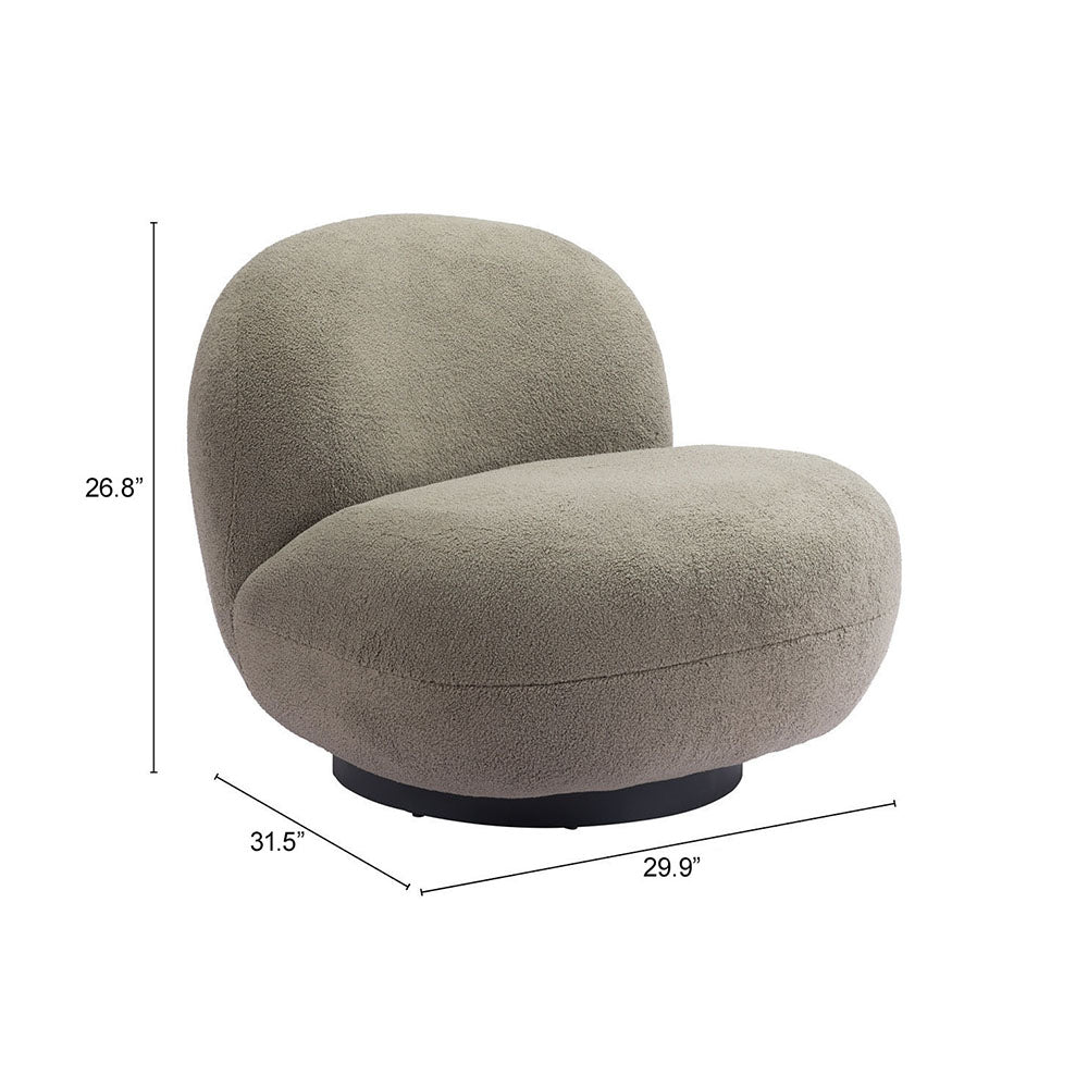 MYANMAR ACCENT CHAIR OLIVE GREEN