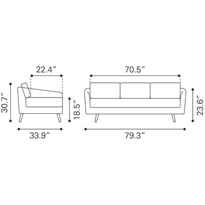 DIVINITY SOFA GRAY