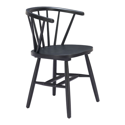 STENGER DINING CHAIR BLACK