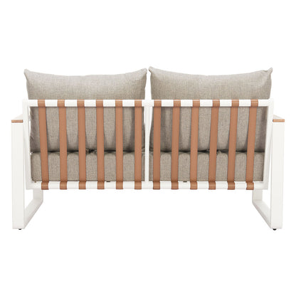 WELT SOFA TAUPE & WHITE
