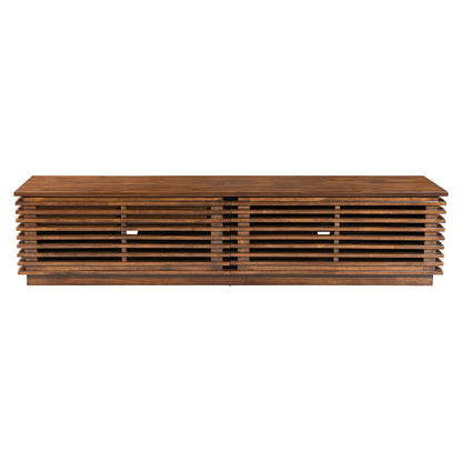 LINEA WIDE ENTERTAINMENT STAND WALNUT