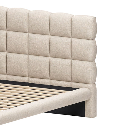Placid King Bed Beige
