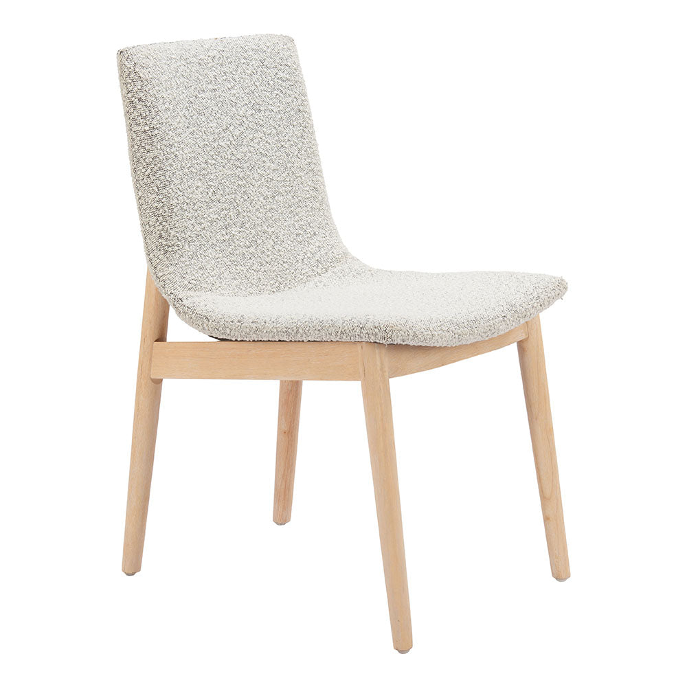 RAHA DINING CHAIR GRAY & WHITEWASHED