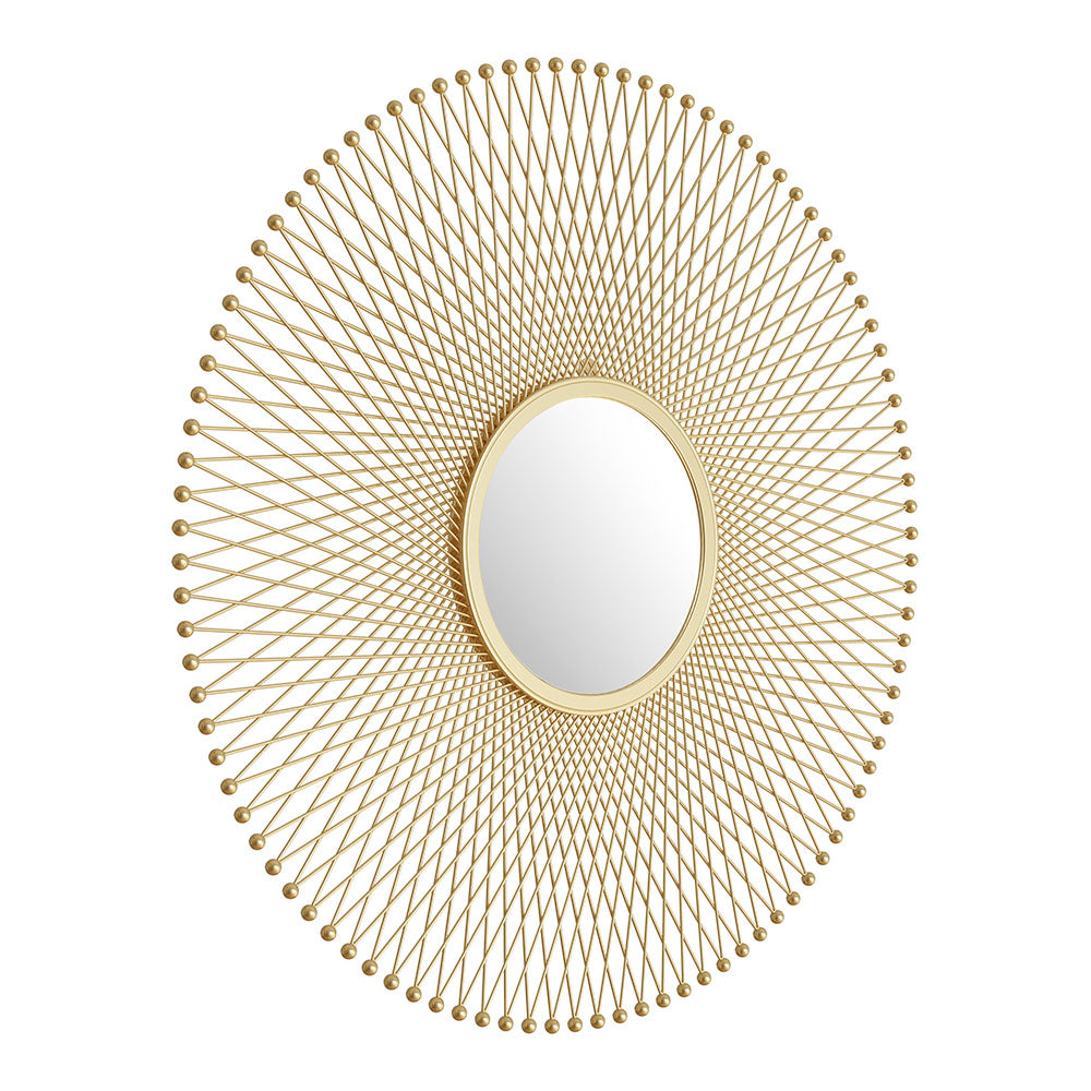 GLOW ROUND MIRROR GOLD