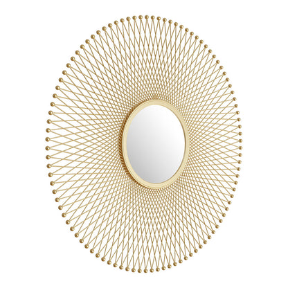 GLOW ROUND MIRROR GOLD