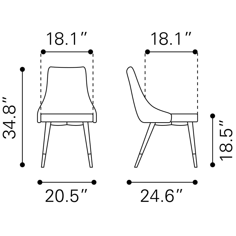 PICCOLO DINING CHAIR PINK