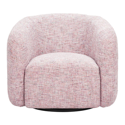 REFINE SWIVEL CHAIR PINK TWEED
