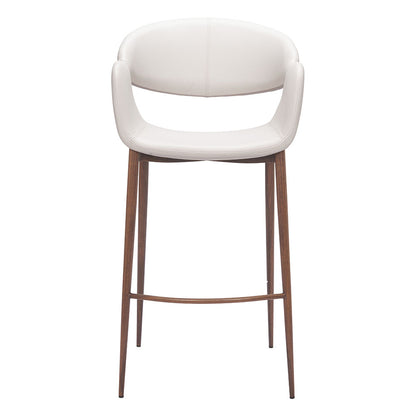 LIMAY BARSTOOL BEIGE & WALNUT