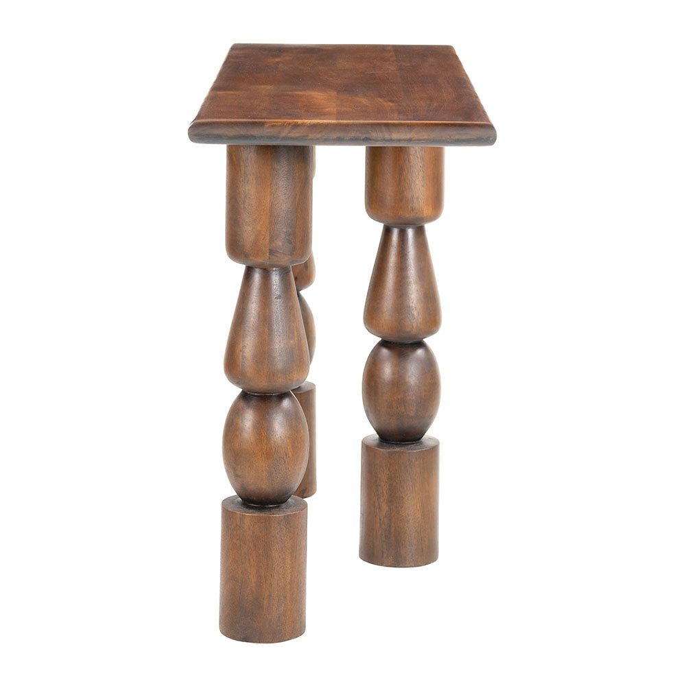 SPLIT CONSOLE TABLE BROWN