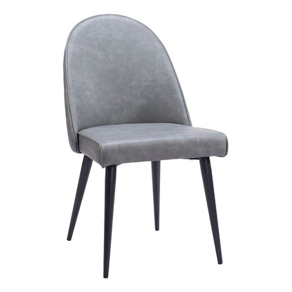 SILLOTH ARMLESS DINING CHAIR GRAY