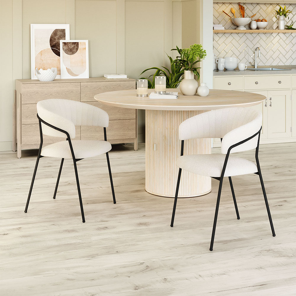 JOSEPHINE DINING CHAIR CREAM