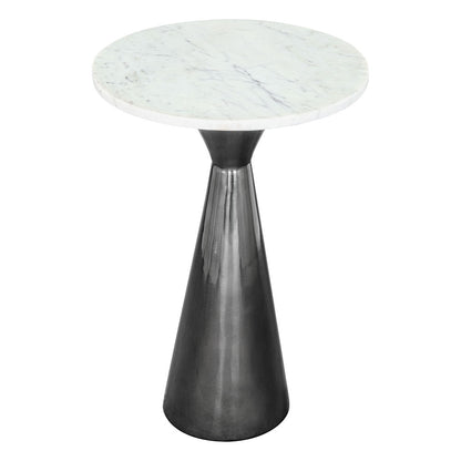 TIM SIDE TABLE WHITE & BLACK