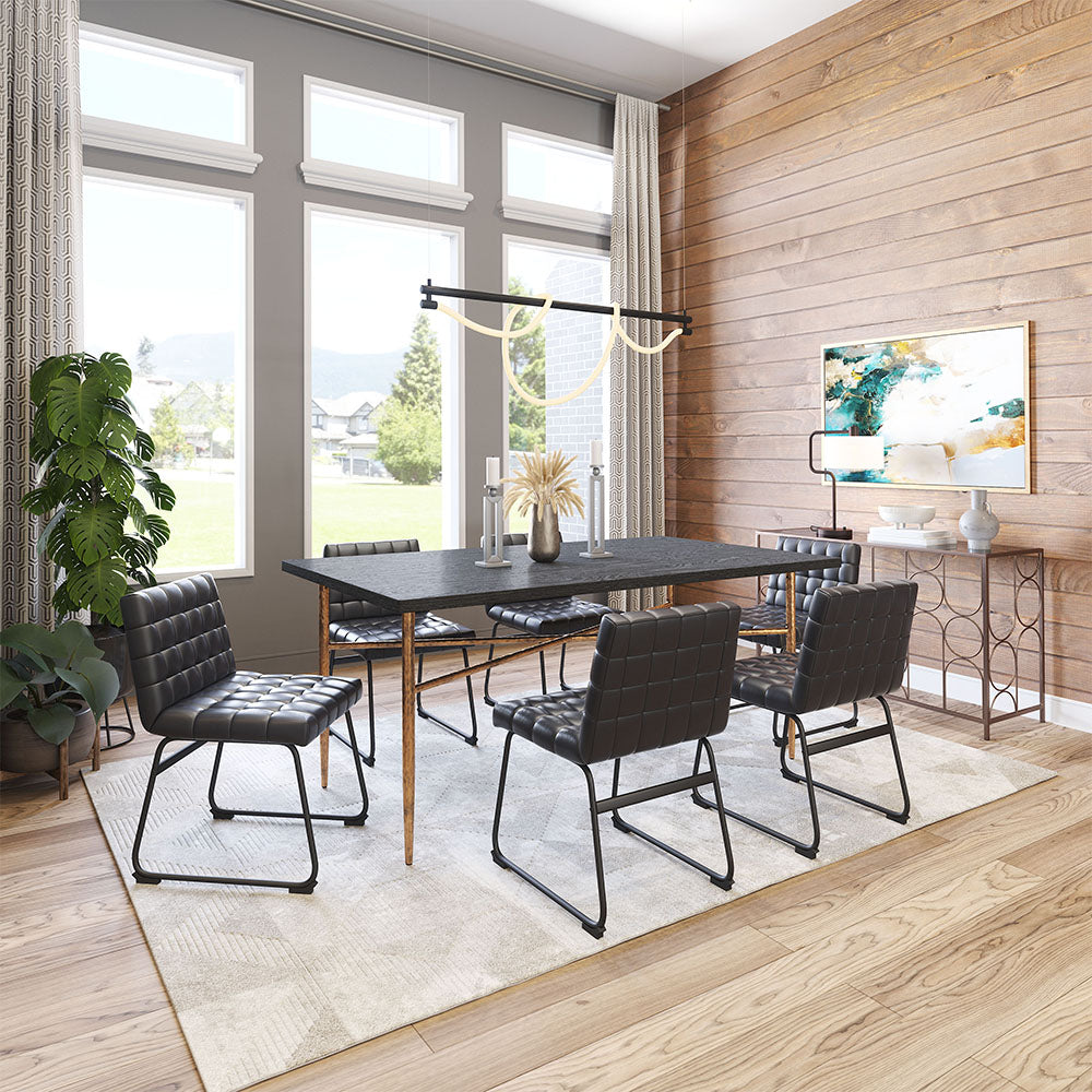 PAGO DINING CHAIR BLACK