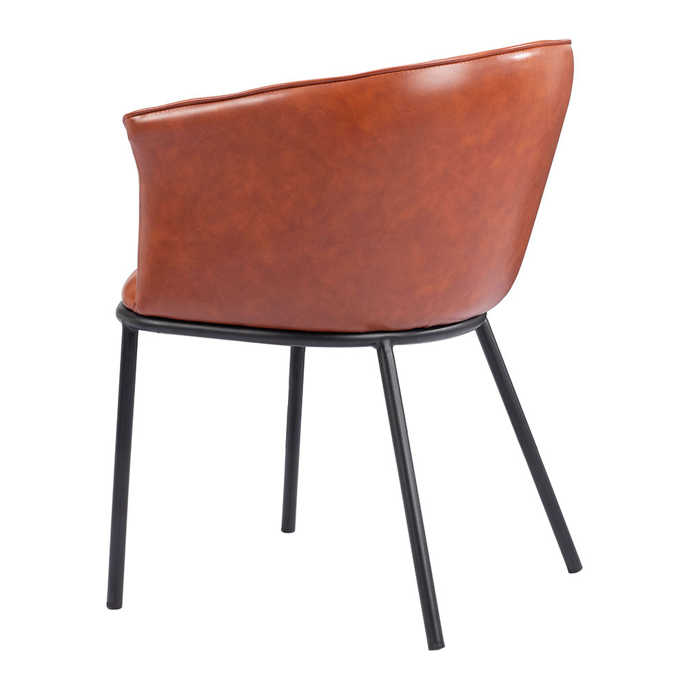 GARSTON DINING CHAIR BROWN