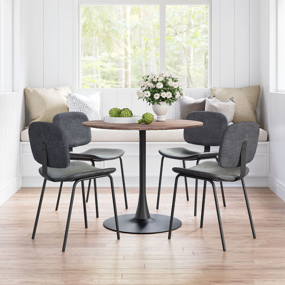 OPUS DINING TABLE BROWN & BLACK
