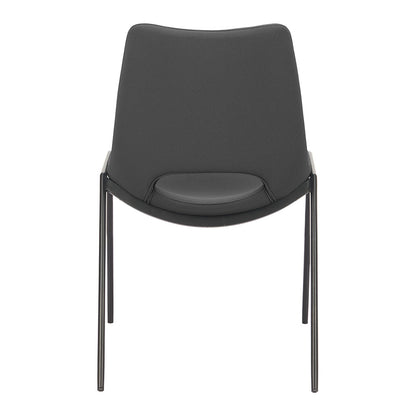 DESI ARMLESS DINING CHAIR BLACK