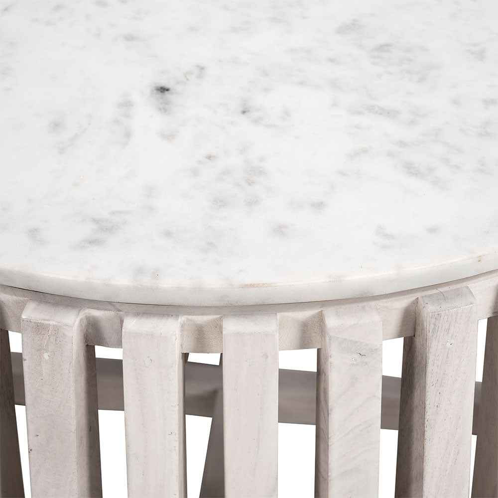 CYPRUS COFFEE TABLE WHITE & WHITEWASHED