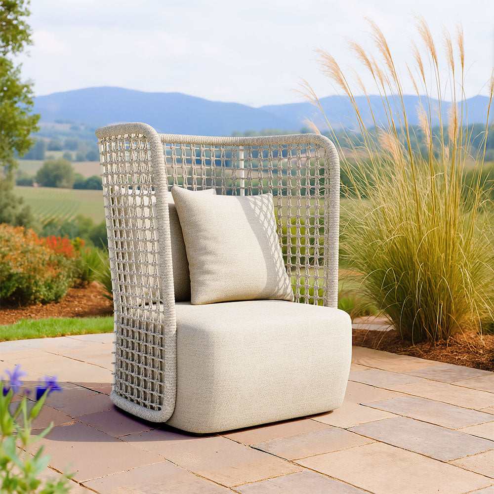 HUDU ACCENT CHAIR BEIGE