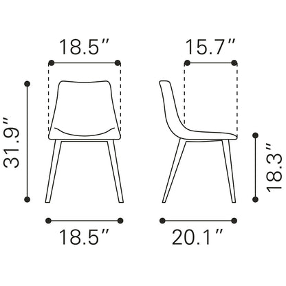 DANIEL DINING CHAIR GRAY