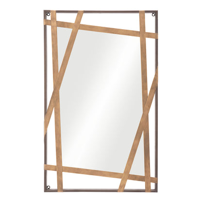 TOLIX MIRROR ANTIQUE GOLD & BLACK