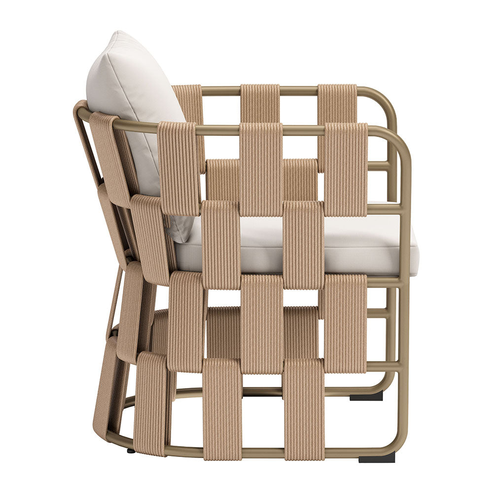 QUADRAT DINING CHAIR WHITE
