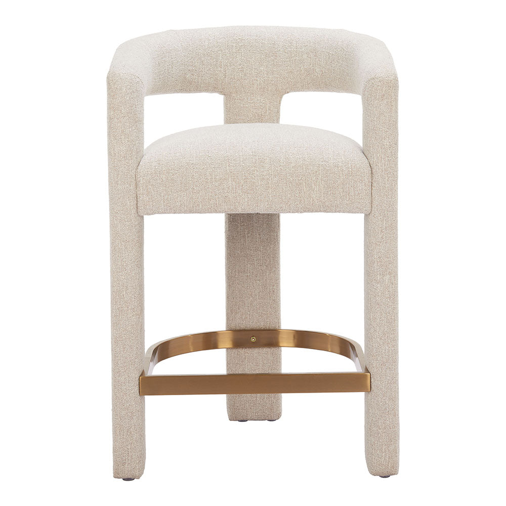 SAIKO COUNTER STOOL BEIGE