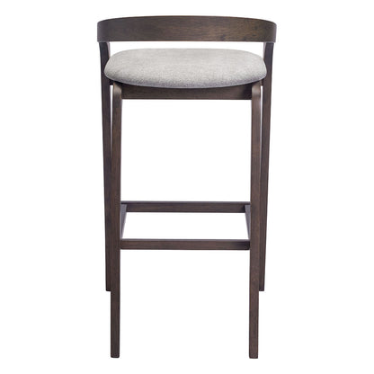TROY BARSTOOL GRAY & ESPRESSO