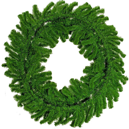 4FT PINE NEEDLE CHRISTMAS WREATH