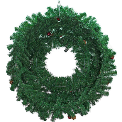 4FT PREMIER PINE FIR CHRISTMAS WREATH