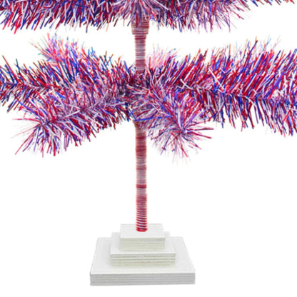 4TH OF JULY FIREWORK TINSEL TREES