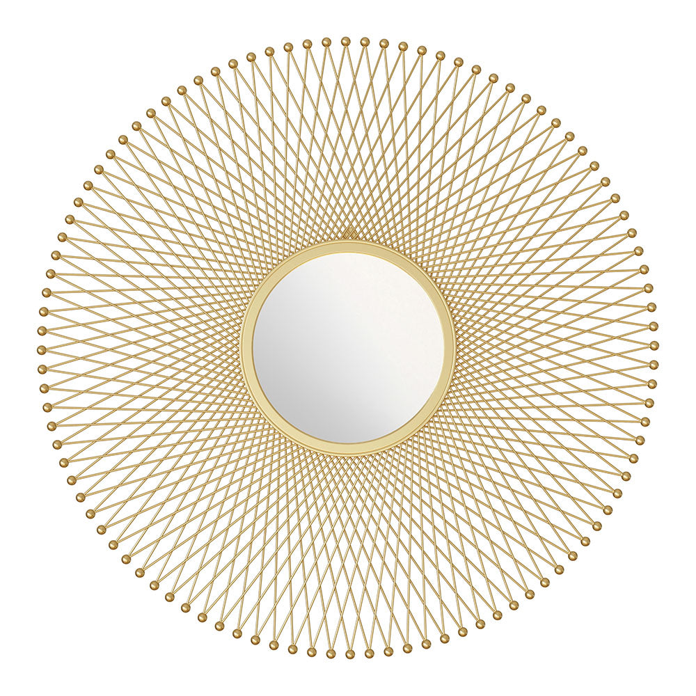 GLOW ROUND MIRROR GOLD