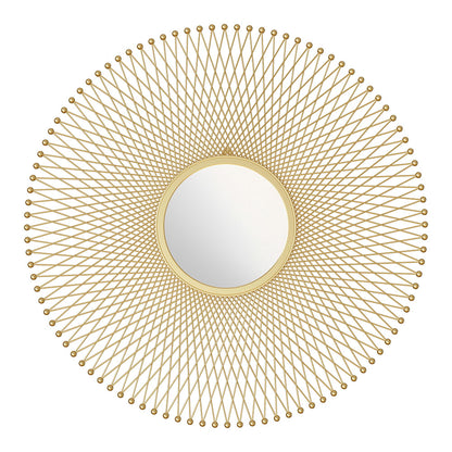 GLOW ROUND MIRROR GOLD