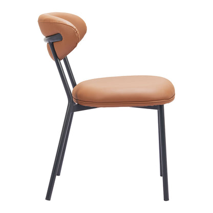 RORUN DINING CHAIR BROWN