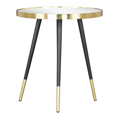 PARTICLE SIDE TABLE GOLD & BLACK
