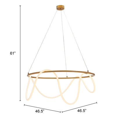 WIBER CEILING LAMP BRASS