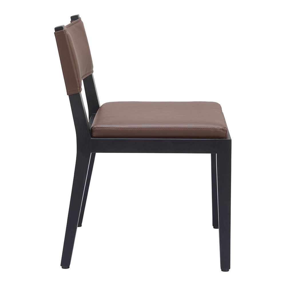 ROXAS DINING CHAIR BROWN