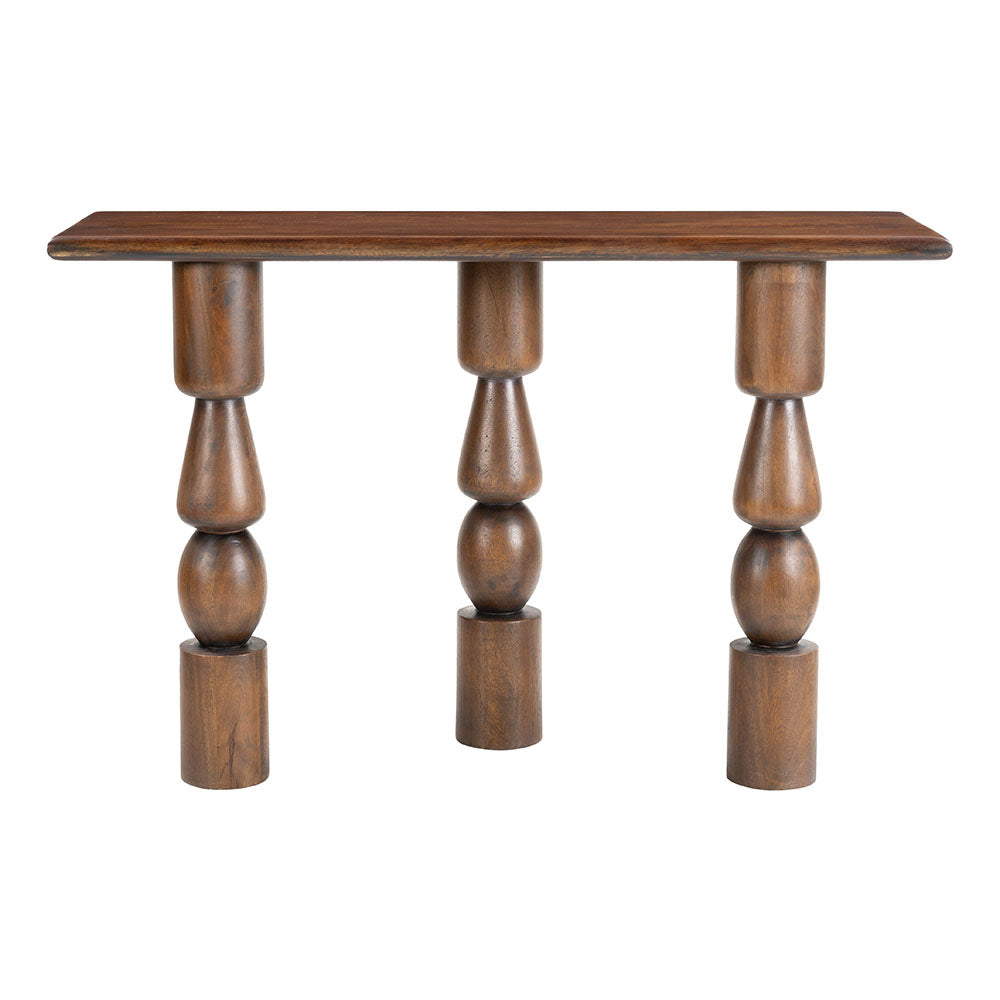SPLIT CONSOLE TABLE BROWN