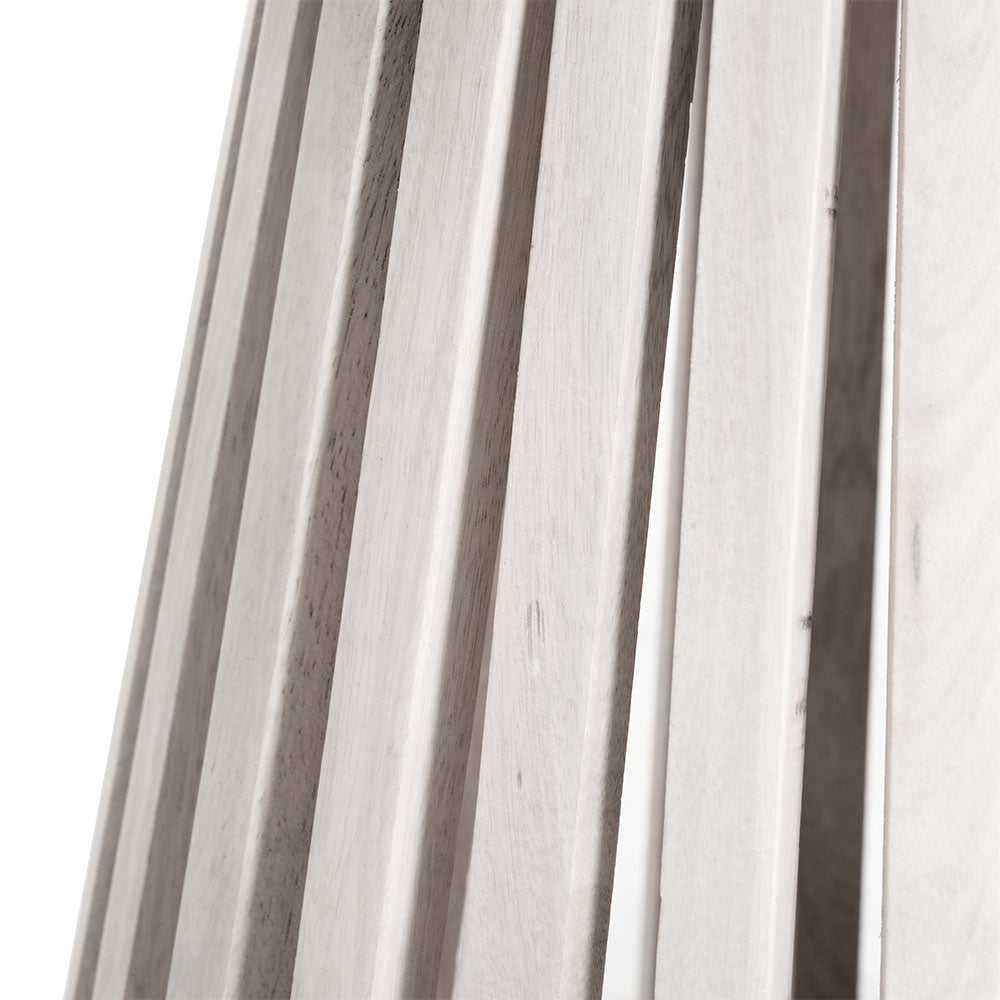 MAZARA SIDE TABLE WHITE & WHITEWASHED